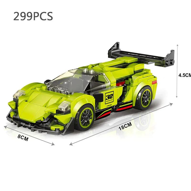 Speed Series Racing Sports Vehiclea Technique Car Supercar Building Blocks Set Bricks Classic Moc Model Toys For Kids