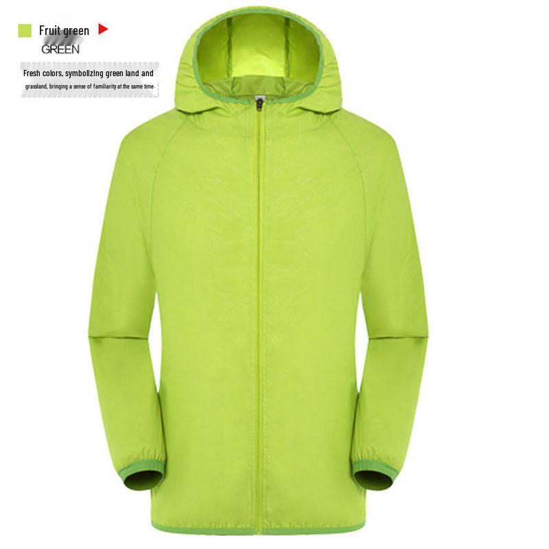 Unisex UV Protection Windbreaker - Customizable Logo
