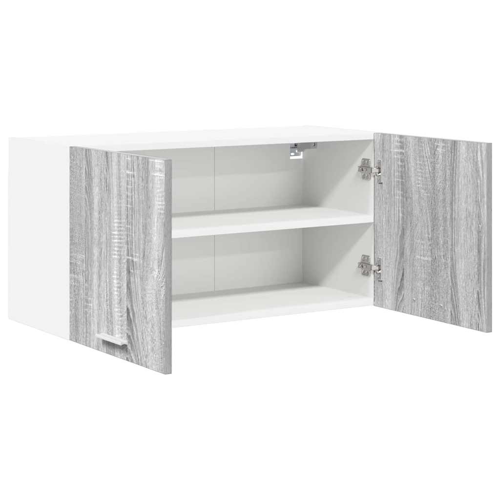 Hanging Cabinet Grey Sonoma 80 X 31 X 40 Cm Particleboard