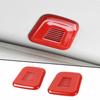 Top Microphone Cover Trim Bezel Decoration Red For Jeep Compass 17+ Renegade 18+
