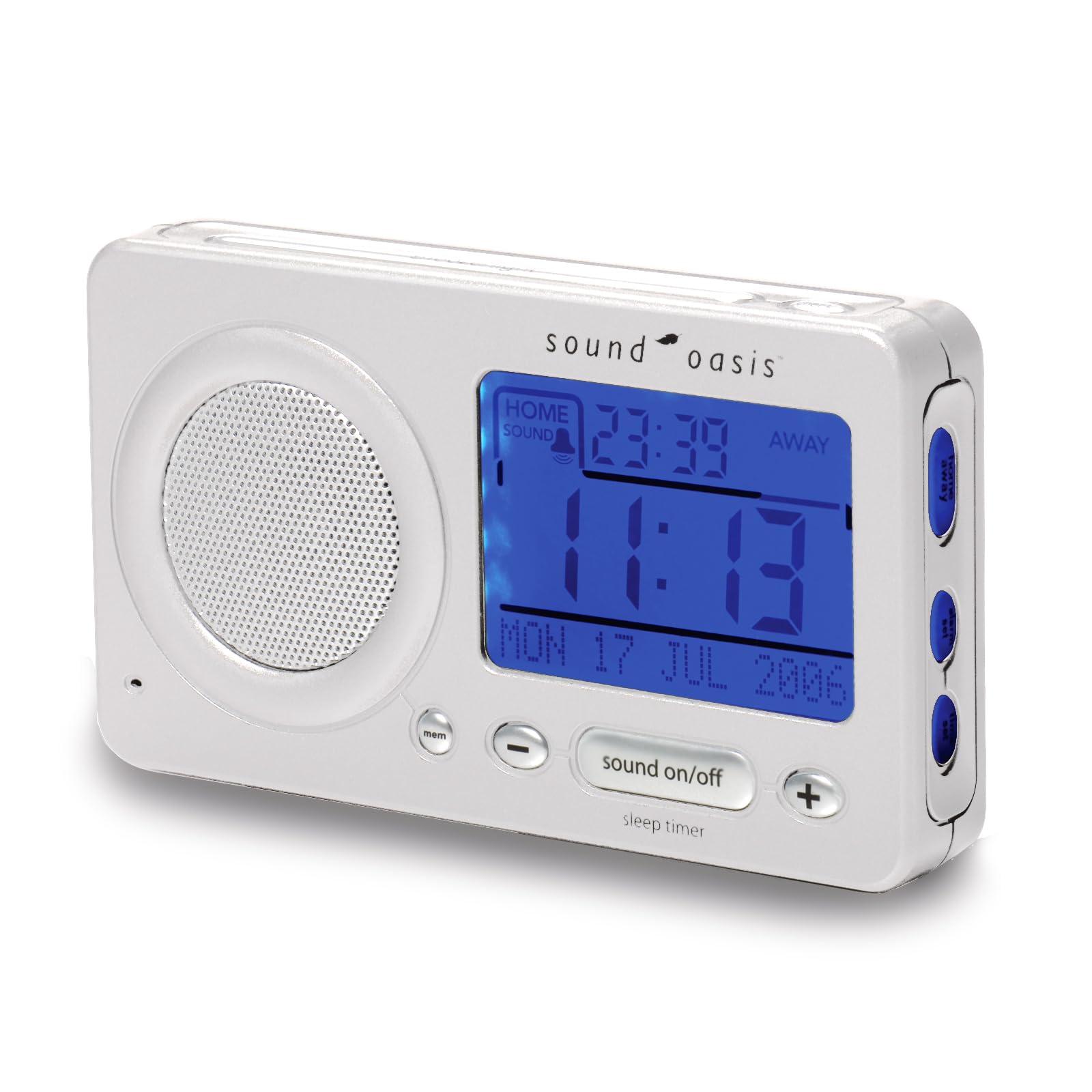 

Sound Oasis S-850W Travel Sleep Sound Therapy System, White