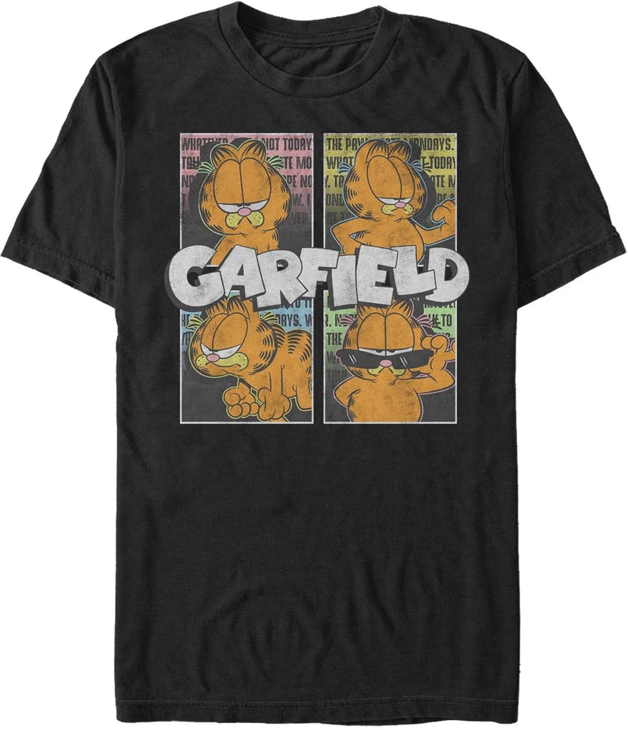 Nickelodeon Men s Big & Tall Four Square Garfield T-Shirt S