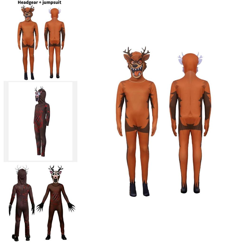 Ελάφι 99 Νύχτες Στο Δάσος Ελάφι Κατσίκα Αποκριάτικη Στολή Για Παιδιά Με Βελούδινο Πολυεστερικό Υλικό Για Παιδικά Πάρτι