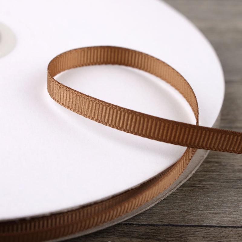 6mm Double-Sided Ribbed Satin Ribbon for DIY Bows, Hair Accessories, Packaging, and Weaving Decorations