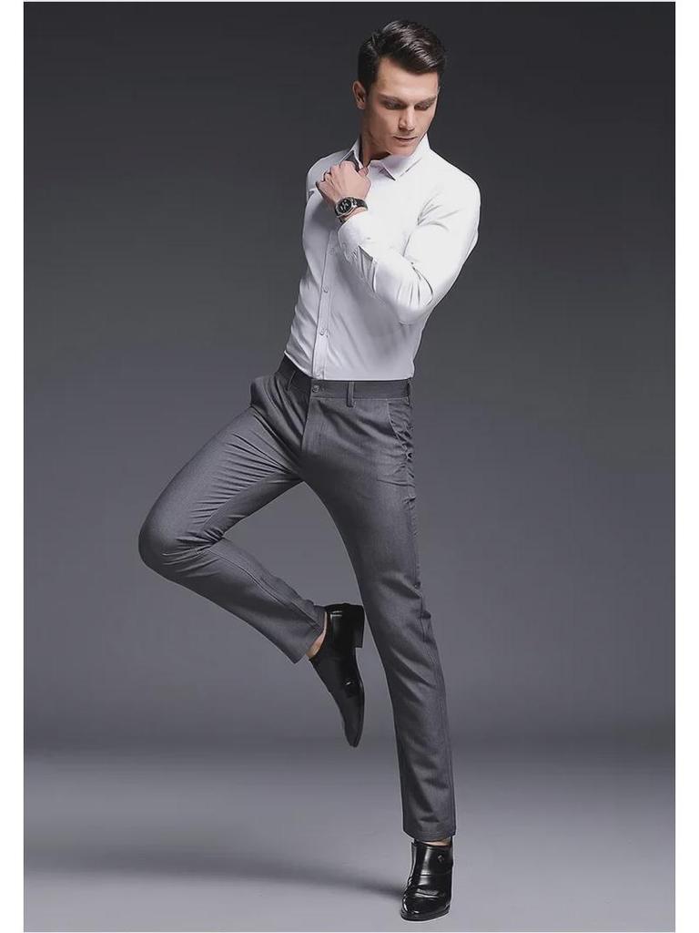 Herren Slim Fit Elastische Freizeit Business Hose - Herbstkollektion