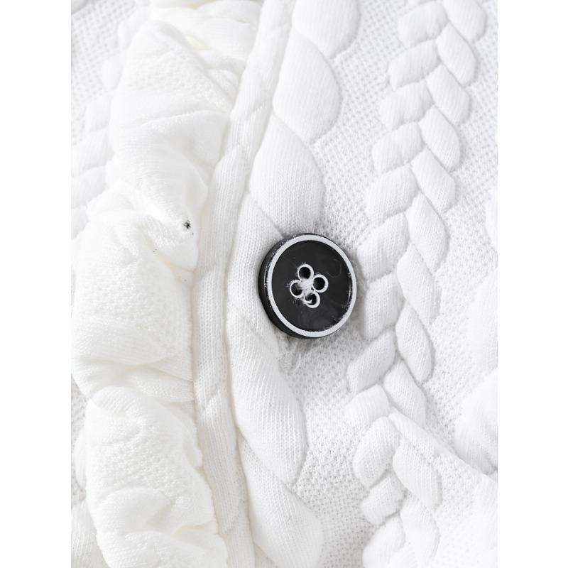 Adorable Floral Hooded Baby Girl Romper with Bunny Ears - Long Sleeve, Single-Breasted, Polyester Blend,Machine Washable - Perfect for Spring & Autumn