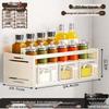 TLXT Wall-Mounted Kitchen Spice Organizer Shelf