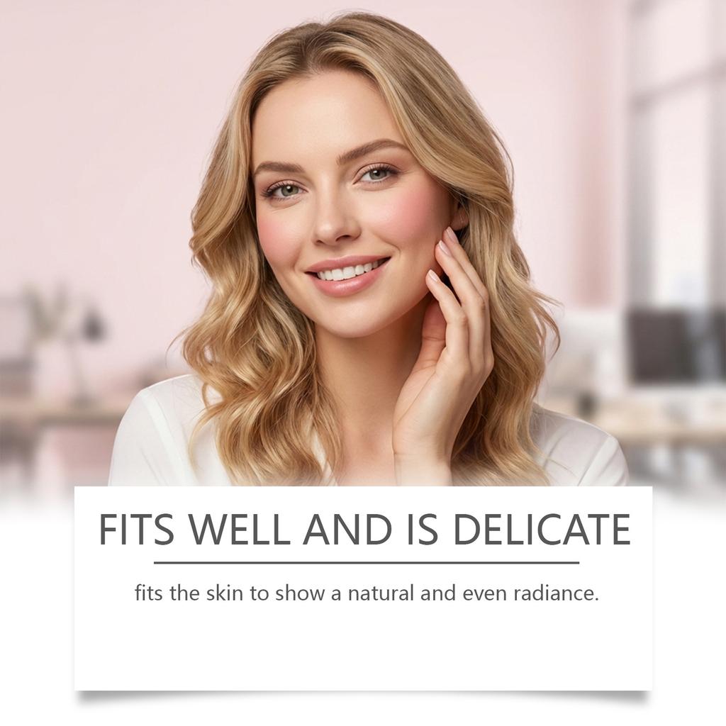 Silky Smooth Blush, Light Color with Soft Focus Effect, Natural Transition, Brightens Cheeks for Radiant Skin