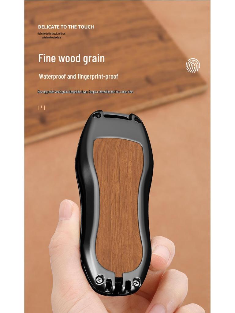 Porsche Macan, Cayenne, Panamera, 718/911 Full Wrap Key Shell Case & Chain