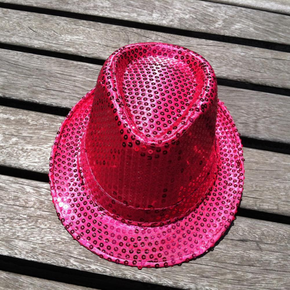 Children Jazz Top Hat Bright Color Sequined Show Hat