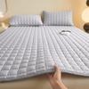 Waterproof Quilted Mattress Protector Cover Thickened Breathable Mattress Topper for Single or Double Bed