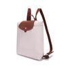 Longchamp Le Pliage 26 Foldable Zipper Closure Leather Backpack Women Backpack Paper-Color 1699089555