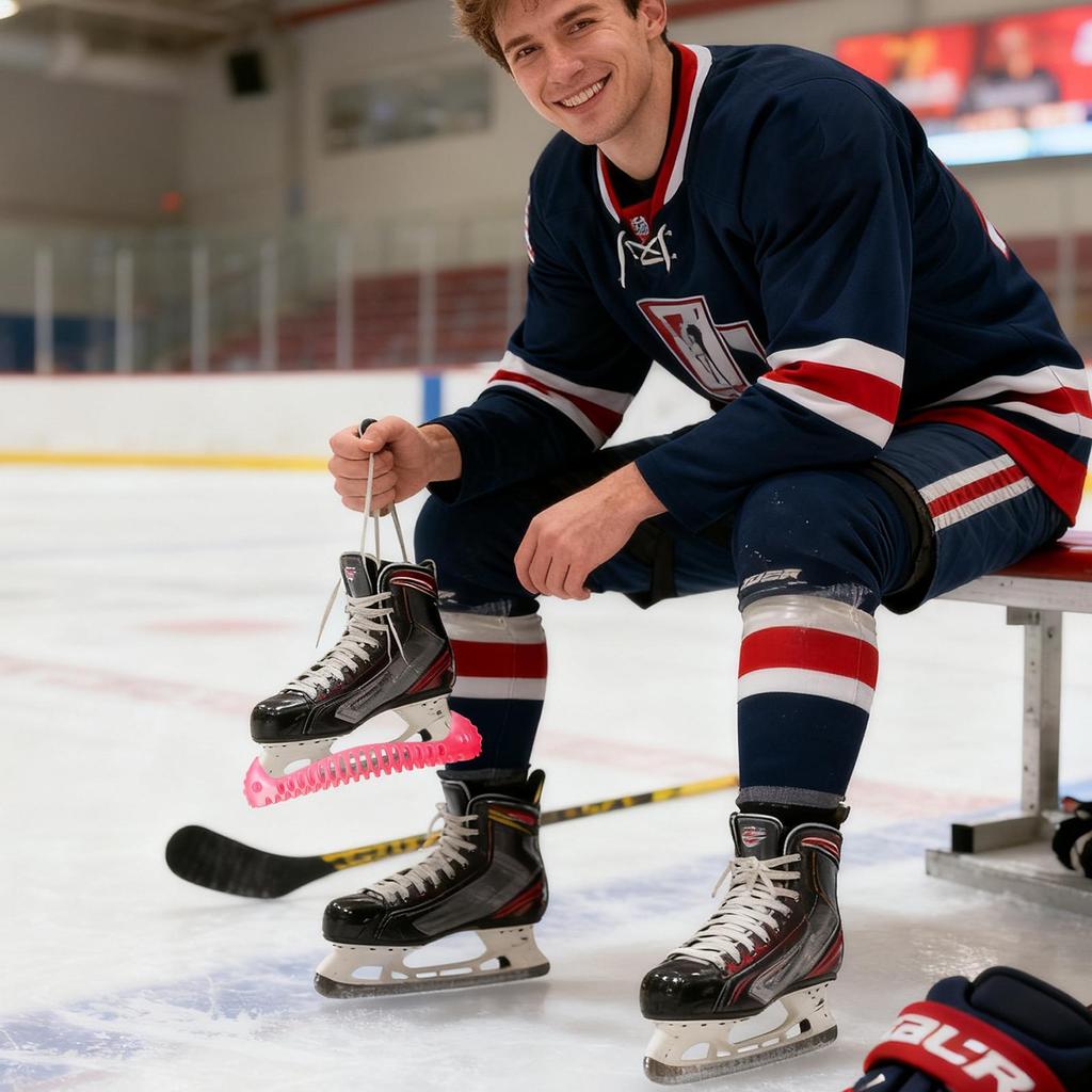 Eislaufschuh-Schoner 1 Paar Weich Elastisch Tragbar Leichtgewichtig Zubehör Hockeyschläger-Schutz Für Jugendliche Erwachsene Schnee Wintertraining