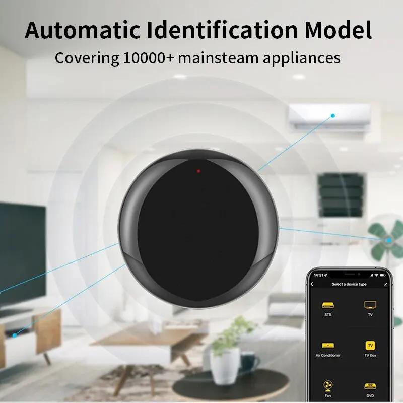 Telecomandă inteligentă Tuya WiFi IR universală RF inteligentă cu infraroșu universal pentru controlul casei inteligente funcționează cu Alexa Google Home