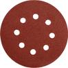 Velcro Sanding Discs with Holes 125mm, P80, 5 Pcs YT-83453 YATO