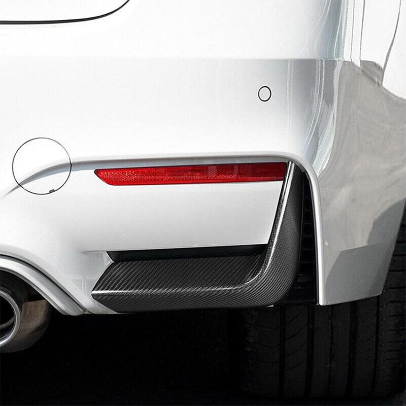 2014-2020 Per BMW F80 M3 F82 M4 F83 Spoiler Labbra Protezione Collisione Paraurti Posteriore Kit Carrozzeria Nero Lucido Aspetto Fibra di Carbonio