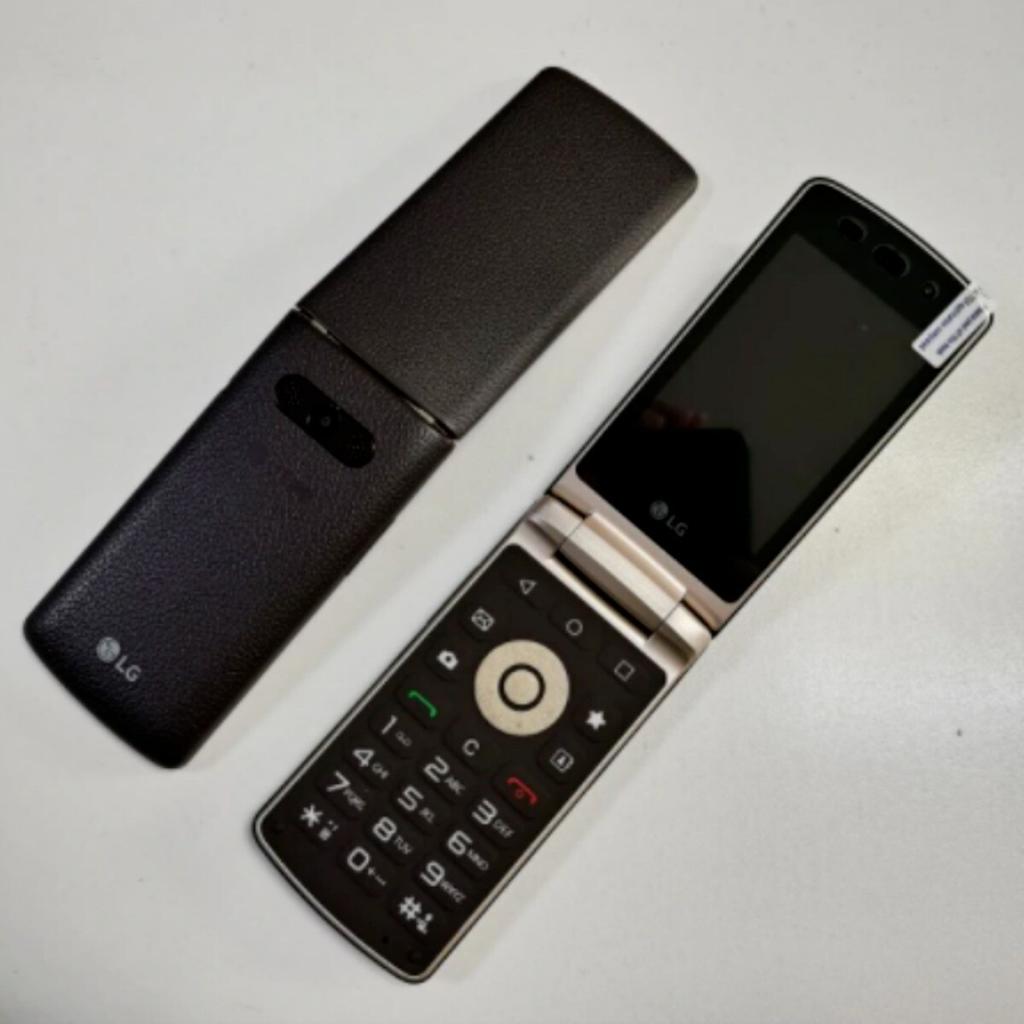 Refurbished LG Wine Smart H410 Original Big Keyboad 4G Flip TouchScreen Unlocked Android Smartphone