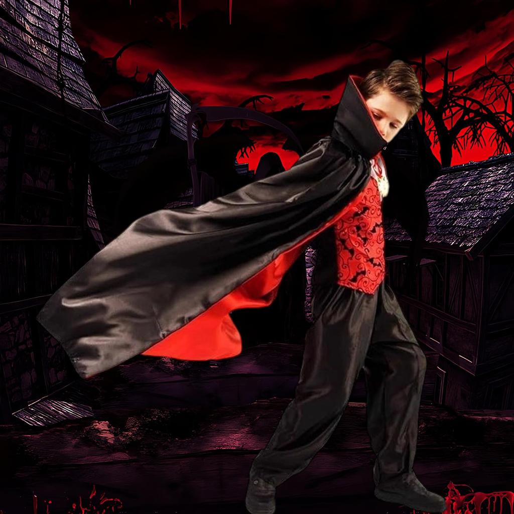 Formemory Vampire Cosplay Kids' Vampire Count Dracula Costume Halloween Costume for Kids, Events, Photography, Parties, School Festivals, Stage