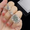 SACE GEMS Classic Copper Alloy Zircon Ring Earrings Pendant Necklace Jewelry Sets Wedding Party Gifts