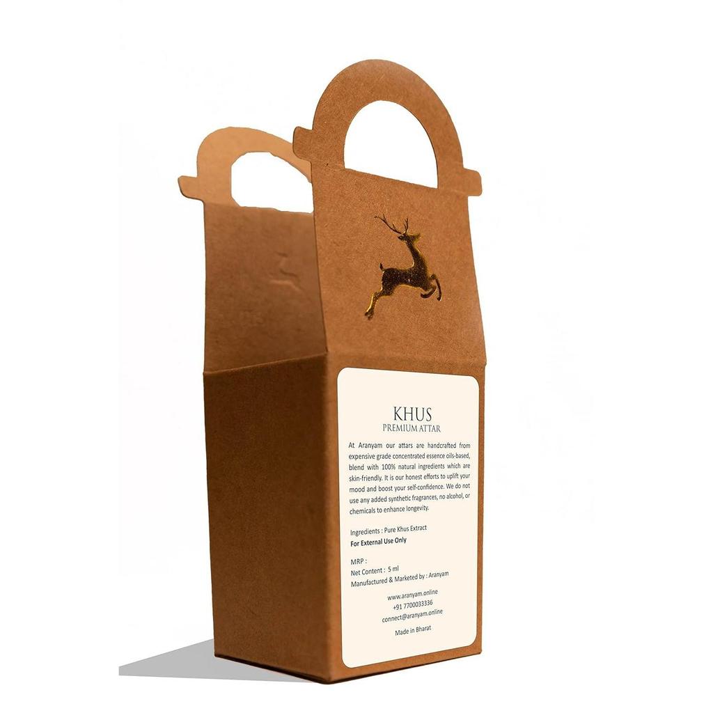 Perfumes Anirvid/Khus/Vetiver Attar (5 ML) -