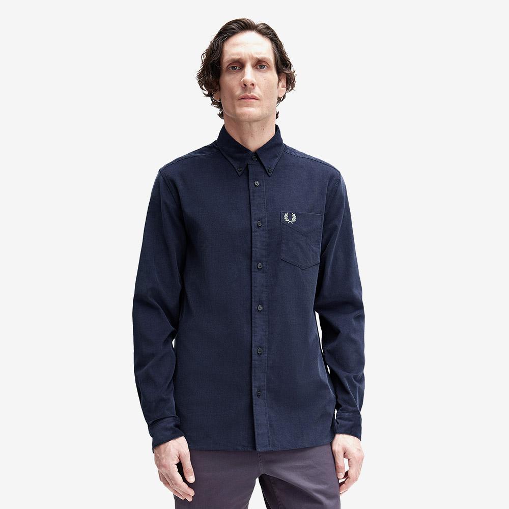 FRED PERRY [Sharp] Needle Corduroy Shirt - Dark Air Force Afpm2531737-738