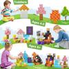 Magnetic World Forest Cube: Mini Magnetic Building Blocks Set