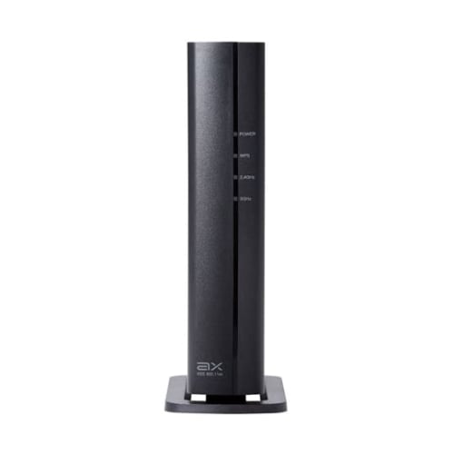 Elecom Corporate Wireless LAN Router Base Unit 11ax.ac.n.a.g.b 1201+574Mbps Wired Giga IPv6 (IPoE) Compatible Black WRC-X1800GSH-B