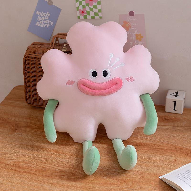 

Милый дофаминовый монстр, весенний цветок, плюшевая игрушка, милая подушка 40cm（0.45kg）