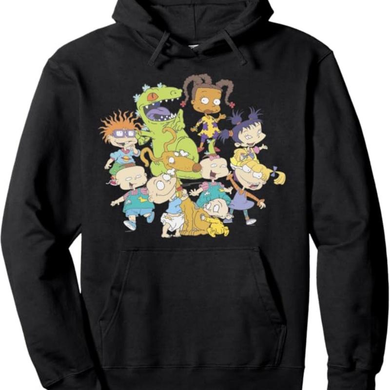 Nickelodeon Rugrats Рептар и Друзья Хорошие Времена Худи Свитшот аниме спортивная одежда 3XL