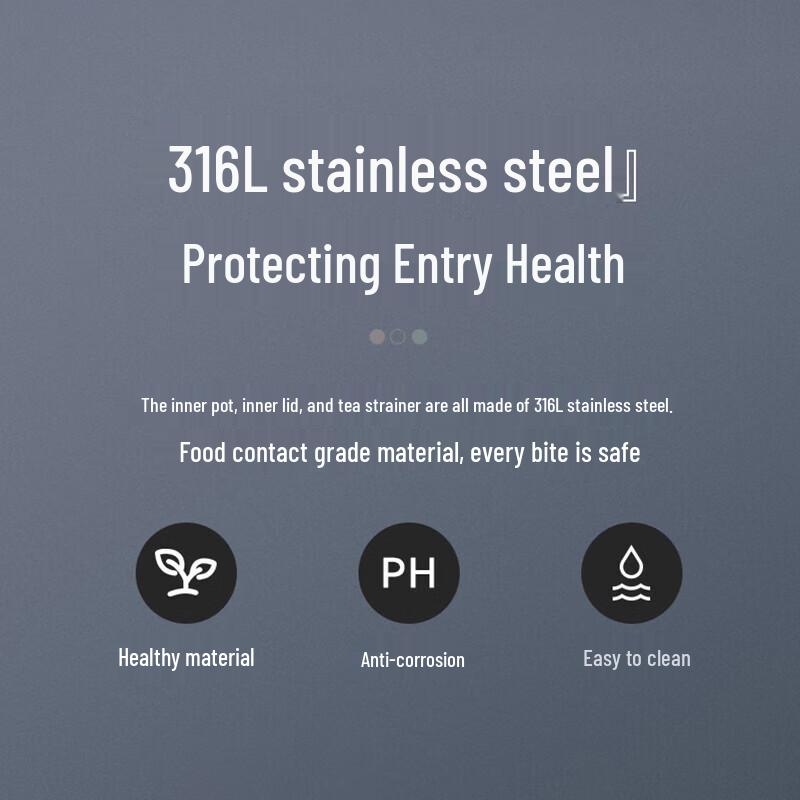 Supor KCV43AN10 430ml Insulated Stainless Steel Mug