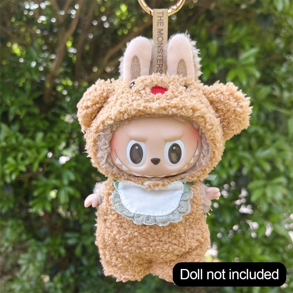 

Для 17 см Кукольная одежда Лабубу Модная одежда Толстовки Кукольная одежда Цветовые толстовки Кукольные аксессуары Милые украшения Маленькая одежда 01#