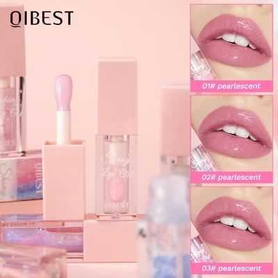 Trblietavý perleťový lesk na pery Olej Hydratačný Zmena farby Zrkadlový Olej na pery Make-up Dlhotrvajúci Tón na pery Zväčšovač Kozmetika