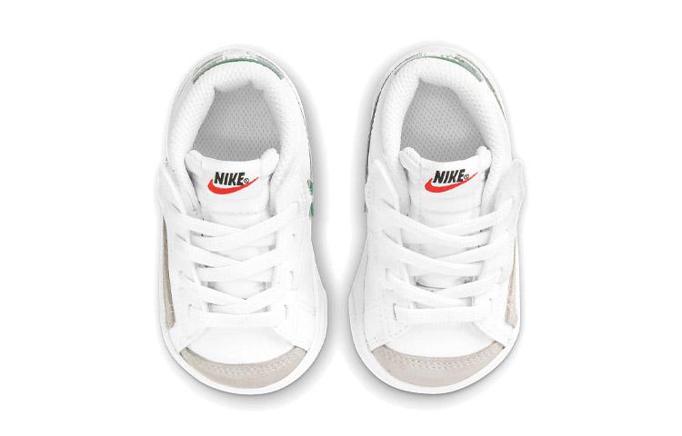 Nike Blazer Mid 77 Vintage Abrasion Resistant Abrasion Resistant Mid Top Skateboard Shoes White Green DA4088-115