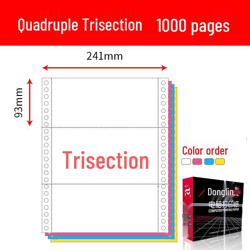 Multi-Part Pinfeed Computer Print Paper: 1-5 Parts, 241 Voucher Listings