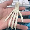 3D-printad Realistisk Flexibel Ledad Skeletthand Modell Spöke Halloweenfest Dekoration Hemprydnad