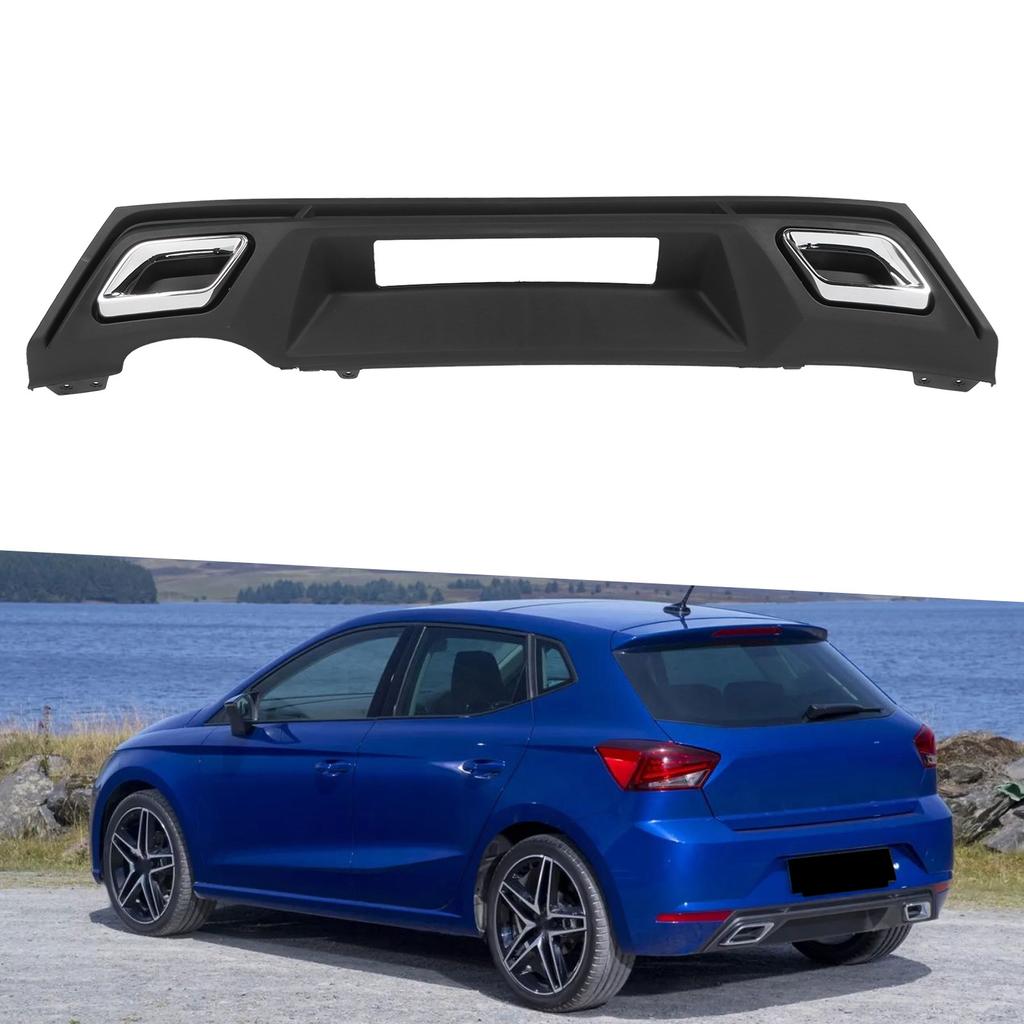 Rear Bumper Diffuser Lip Lower Spoiler for   Fit for SEAT Ibiza MK5 6F 2017‑2025 Rear Lip Spoiler Bumper Lower Spoiler