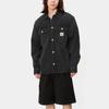 Carhartt WIP SS24 Harvey Shirt Jac Pointed Collar Button Long Sleeve Shirt Men shirts Black I033346-89-4L