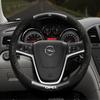 Pokrowiec na kierownicę samochodową z włókna węglowego i zamszu do Opel OPCline ASTRA CORSA INSIGNIA MOKKA VECTRA GTC Tigra Akcesoria