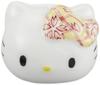 Maruzen Iwata Shoten Kutani Ware Table Figure Hello Kitty Lattice Cherry Blossoms FF-08