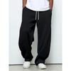 2025 Men's Casual American Wide-Leg Sweatpants - Spring & Autumn Straight-Leg Style