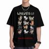 Wolf Lover Chibi Husky Akita Short Sleeve Tee 100 Cotton Tshirt