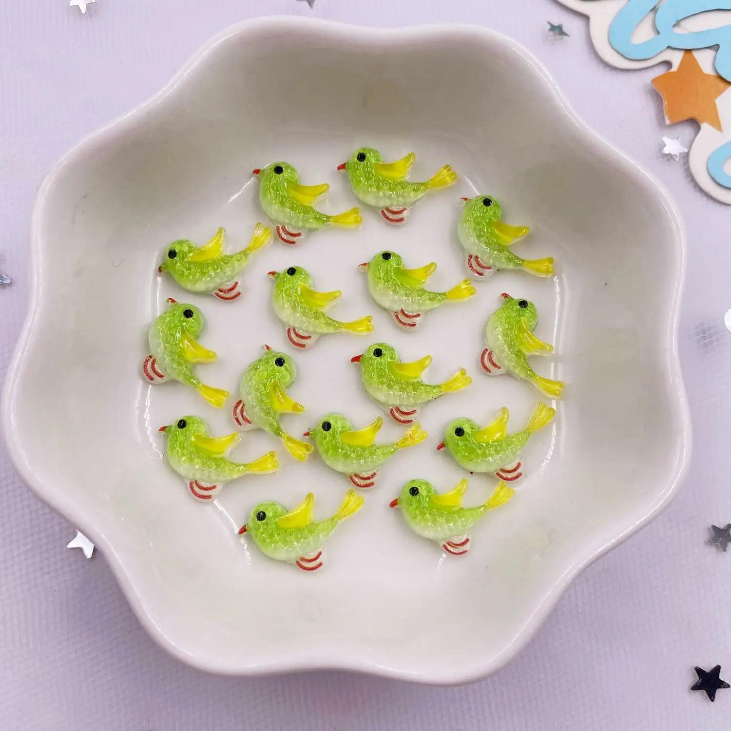 

50 шт. смоляных разноцветных 3D-фигурок рыб, осьминогов, рыб, птиц, нейл-арта, плоских стразов, скрапбукинга, украшений своими руками, аксессуаров для поделок