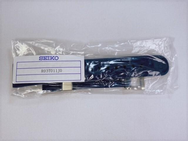 R03T011J0 SEIKO Prospex 20mm Silicone Band Blue for via SBDX045/ 8L35-01H0 (Ships Nekoposu)