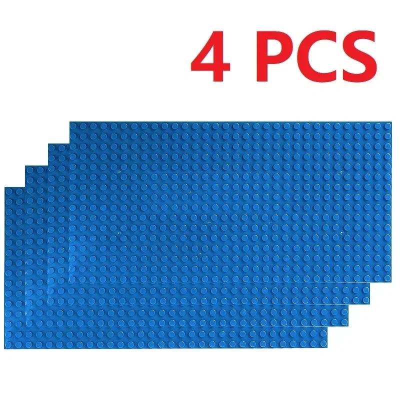 Non-Toxic 4Pcs Base Plates 32X32 16X32 Dots Classic Base Plates Blocks Diy Plastic Building Bricks Assembly Compatible All Brand City Toy