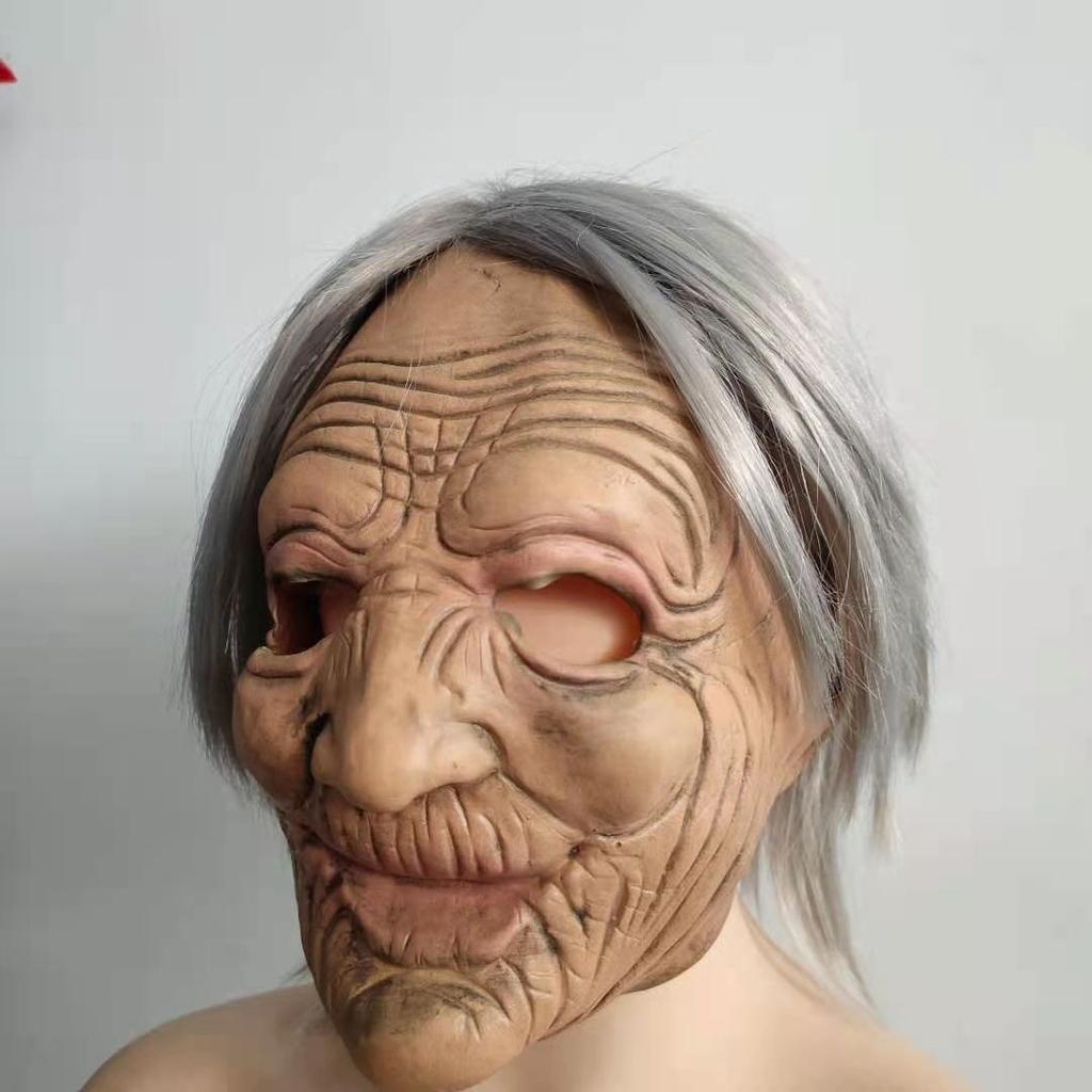 Halloween bald handsome man Latex mask Beauty Headband Creative masks Latex bald beauty headgear