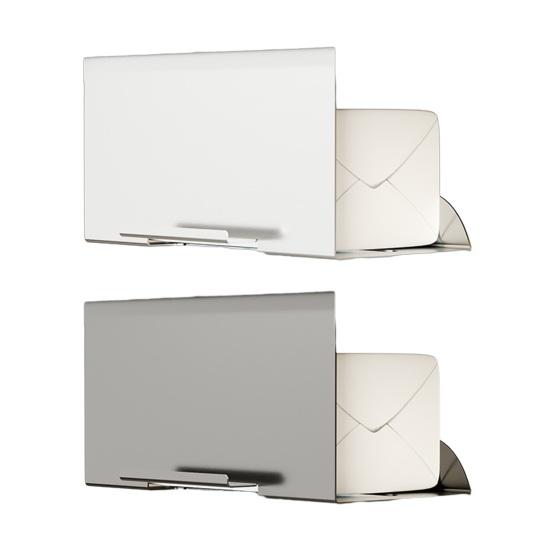 under Cabinet Paper Towel Holder Space Saving Tissue Box Holder No Drilling Tissue Dispenser with Mobile Phone Holder for Kitchen