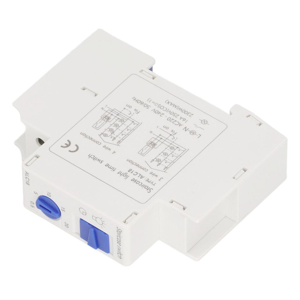 Time Control Switch Mechanical Timer Switch DIN Rail Mounting 220?240VAC 16A 0.5?20min ALC18