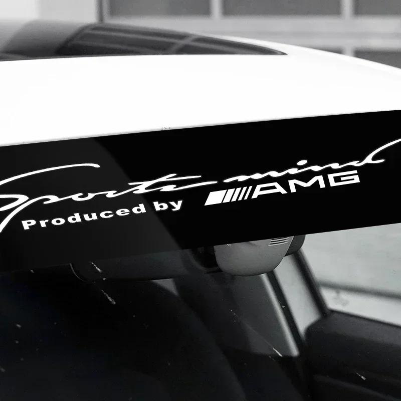 JRQEY1 Car windshield sticker front window sticker sunshade For Mercedes Benz AMG W206 W204 W205 W212 W213 W221 W222 W223 W251 W464