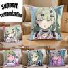 SSunna Angels of Delusion ZZZERO Square Sofa Pillow Cover Solid Color Living Room Home Decor Cushion Case
