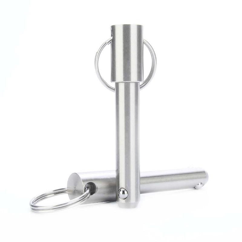 High Quality KST115.1 Dia5~16mm All Stainless Steel Solid Quick Release Pins Spring Ball Lock Pins With Ring